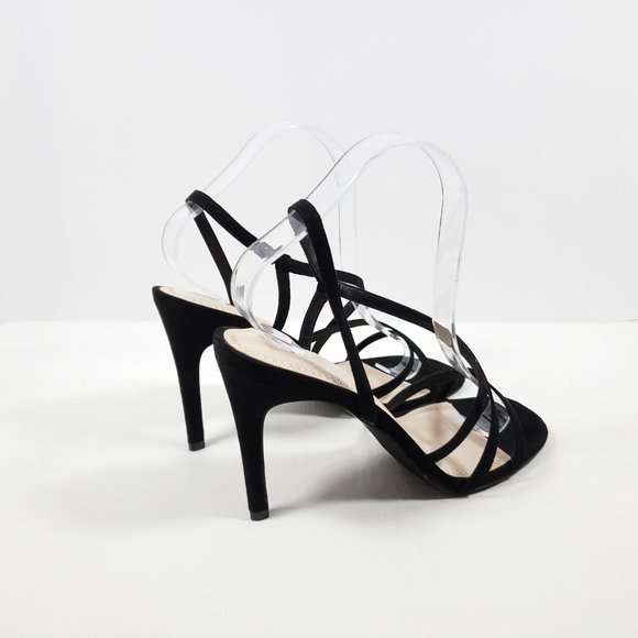 BP Hayzel Strappy Suede Sandal - Black 8.5M - Picture 2 of 4